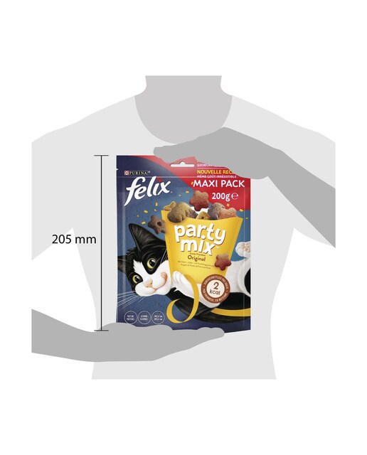 Snack para gatos adultos Felix Party Mix Original 6