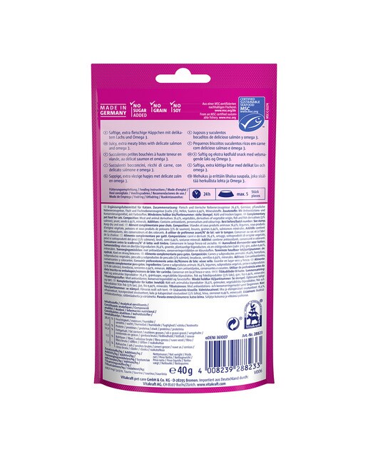Snack para gatos Vitakraft Yums carne y salmón 40 g 2
