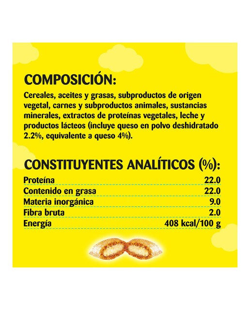 Snack para gatos adultos Catisfactions queso 180 g 2