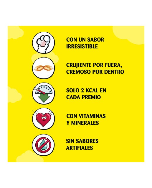 Snack para gatos adultos Catisfactions queso 180 g 4