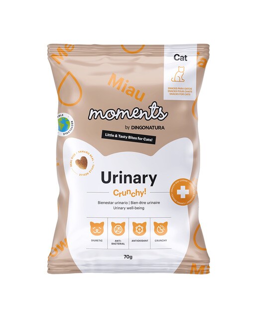 Moments - Snack para gatos Moments Urinary crunchy 70 g