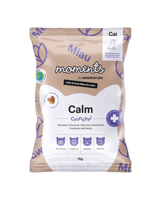Moments - Snack para gatos Moments Calm crunchy 70 g