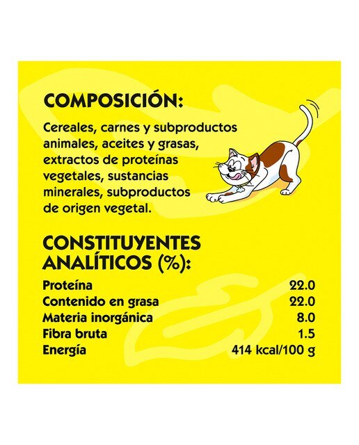 Snack para gatos adultos Catisfactions Shake Ups multivitaminas aves a la brasa 55 g 3
