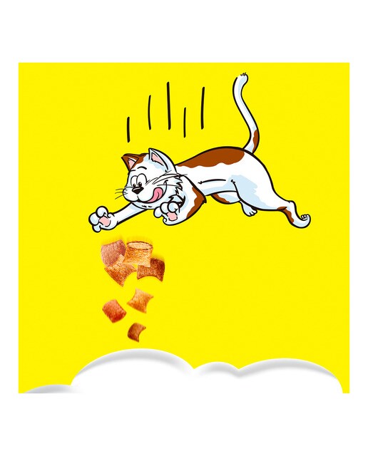 Snack para gatos adultos Catisfactions Shake Ups multivitaminas fiesta del mar 55 g 6