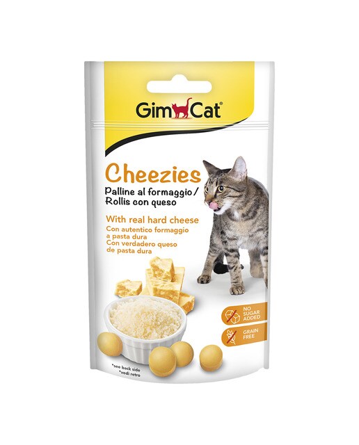 GimCat - Snack para gatos adultos Gimcat Cheezies bolitas de queso grain free 50 g