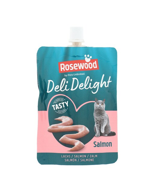 Rosewood - Snack para gatos adultos Deli Delight Rosewood salmón 80 g