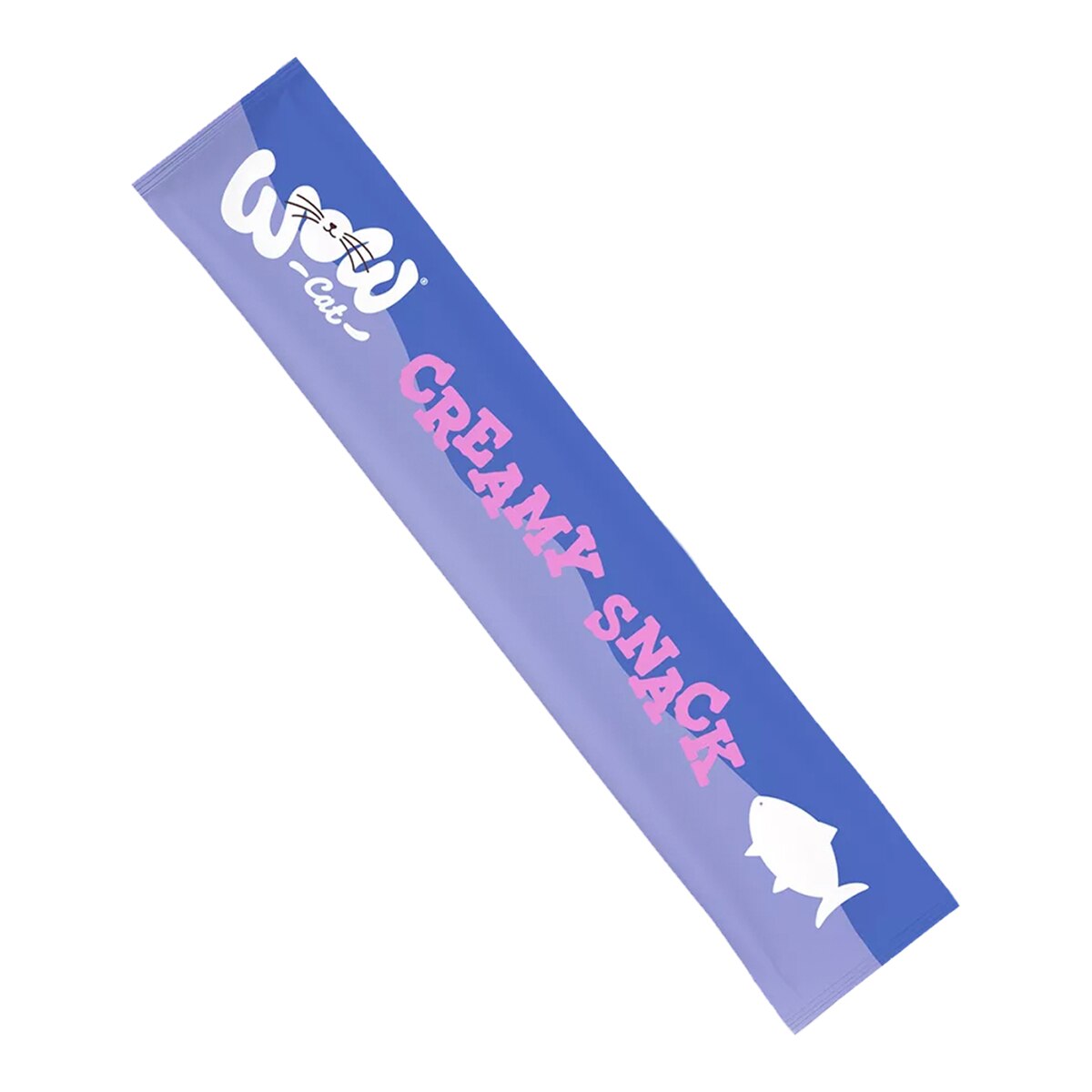 Snack para gatos adultos Wow creamy salmón 5 x 15 g 2