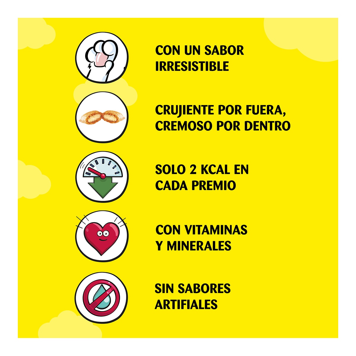 Snacks para Gatos Adultos Creamy salmón Catisfactions 4 x 10g 4
