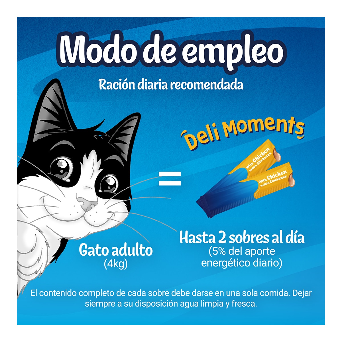 Snack líquido para gatos adultos y sénior Felix Delimoments salmón 4 x 10 g 2
