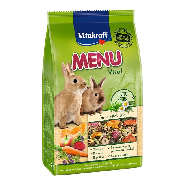 Menú para conejos enanos Vitakraft Vital