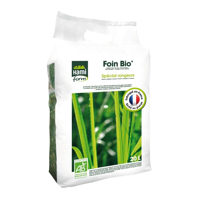 Heno biológico para conejos y roedores Hamiform 20 L