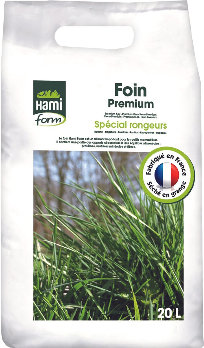 Hamiform - Heno para conejos y roedores Hamiform Premium 20 L