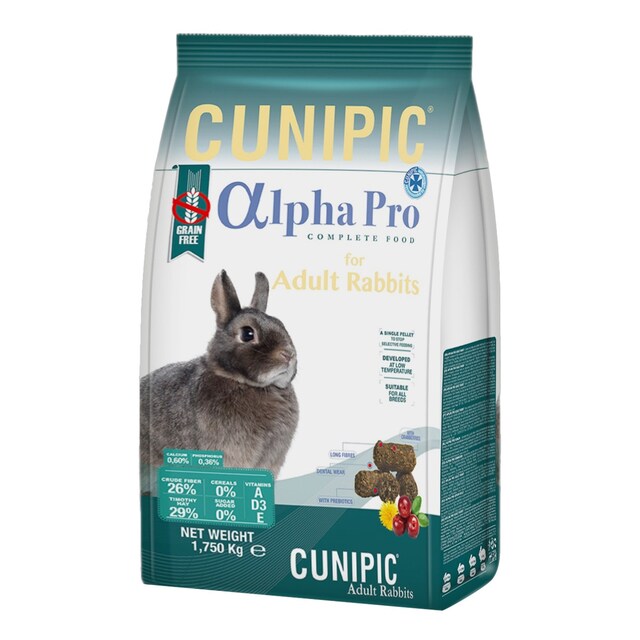 Pienso para conejos adultos Cunipic Alpha Pro