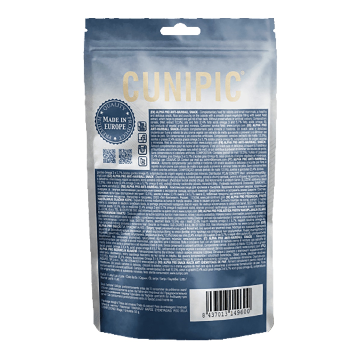 Snack para conejos y roedores Cunipic Alpha Pro malta 50 g 2