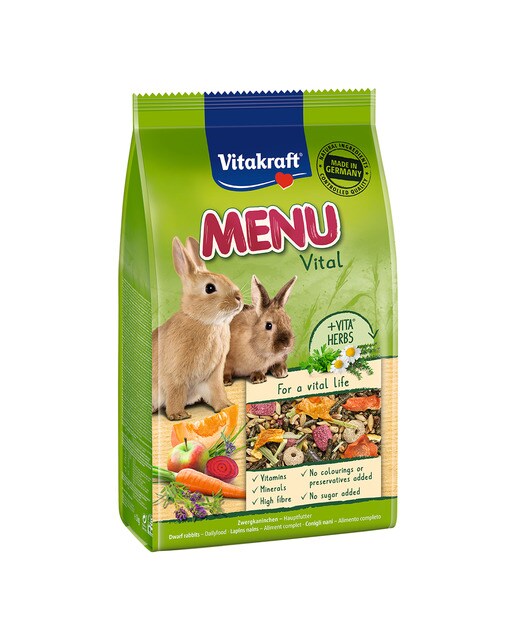 Vitakraft - Menú para conejos enanos Vitakraft Vital