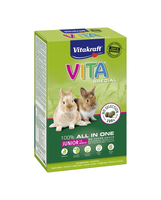 Vitakraft - Menú para conejos junior Vitakraft Vita Special All in One 600 g