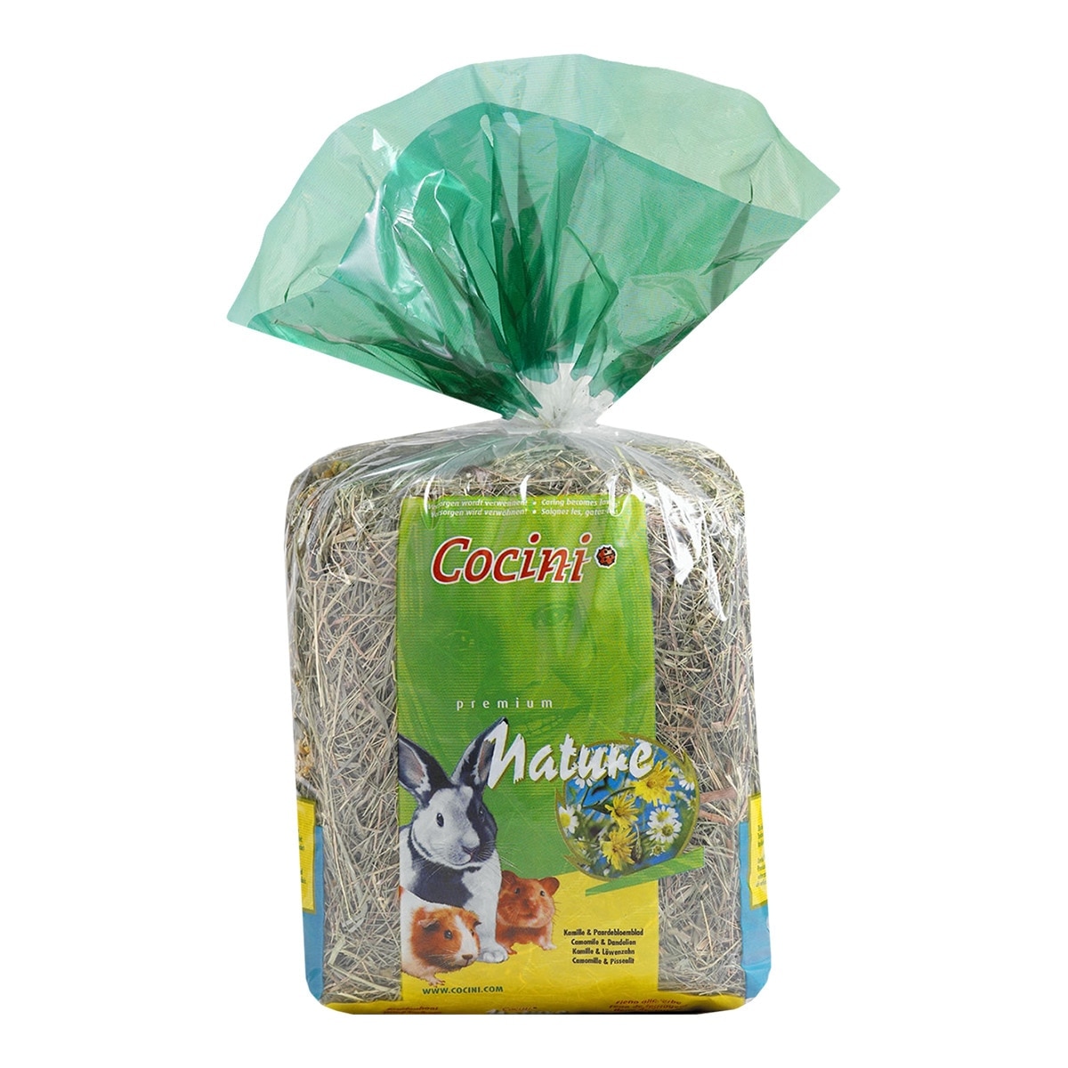 Coccini - Heno para conejos y roedores Coccini Premium Nature manzanilla y diente de león 500 g