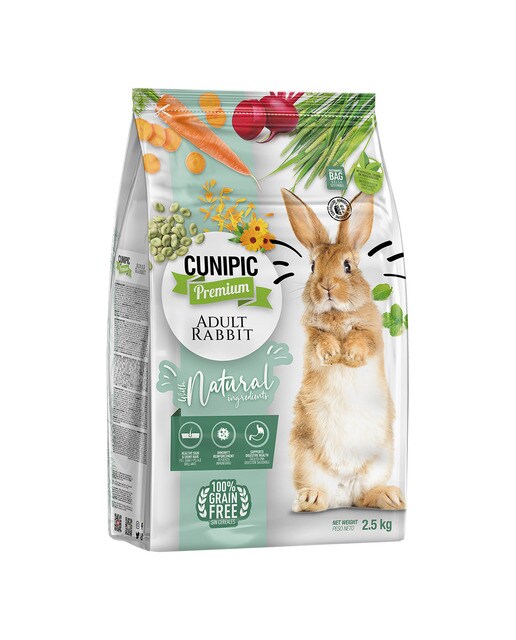 Cunipic - Pienso para conejos adultos Cunipic Premium Natural grain free 2,5 kg