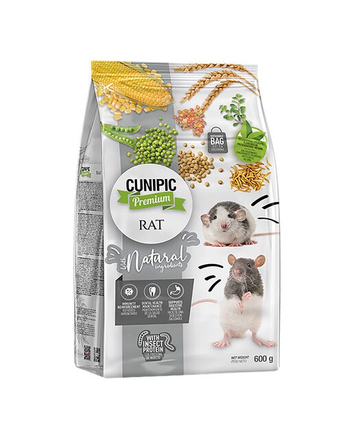 Cunipic - Pienso para ratas Cunipic Premium Natural 600 g