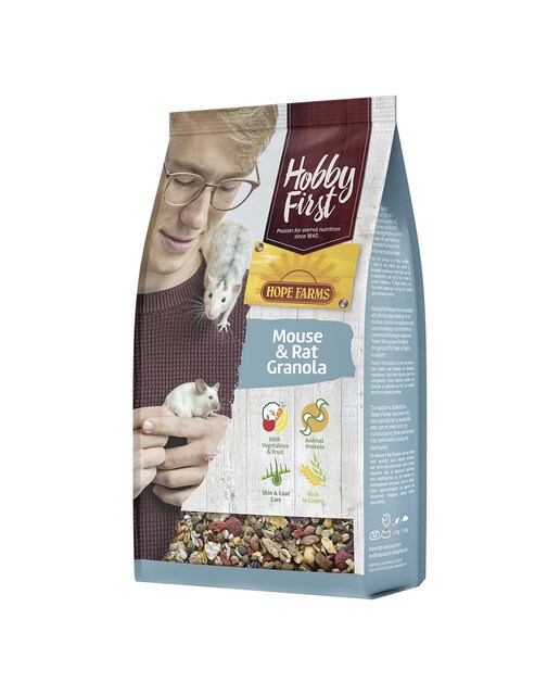 Hobby First - Alimento para ratas y ratones Hobby First granola 800 g