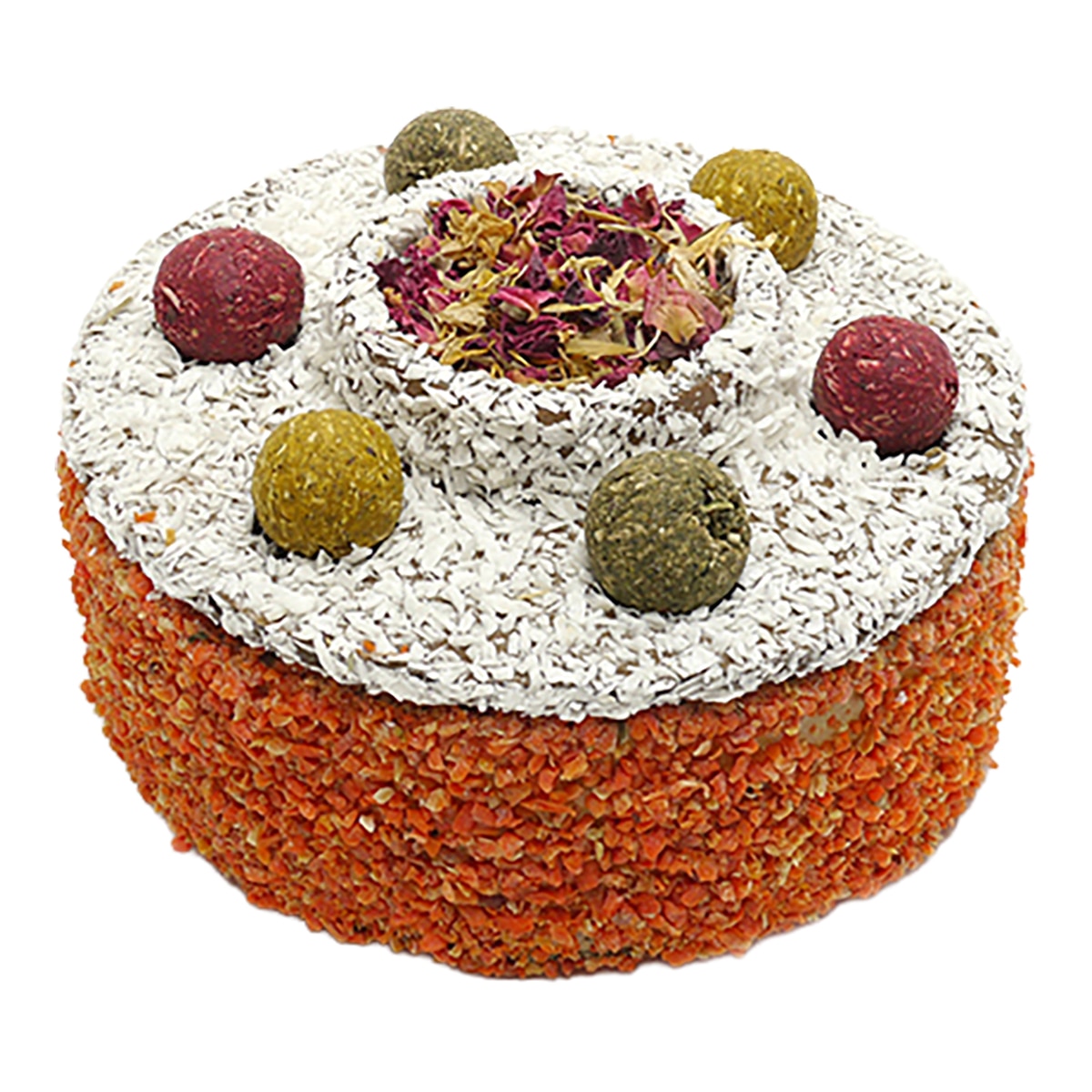 Imagen 6 de Snack para conejos y roedores adultos Rosewood en forma de pastel con hierbas y verduras 230g