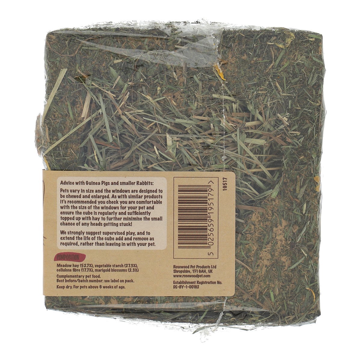 Imagen 3 de Comida para conejos y roedores adultos Rosewood heno de pradera 140 g