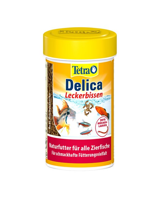 Comida para peces tropicales Tetra larvas rojas 100 ml 1