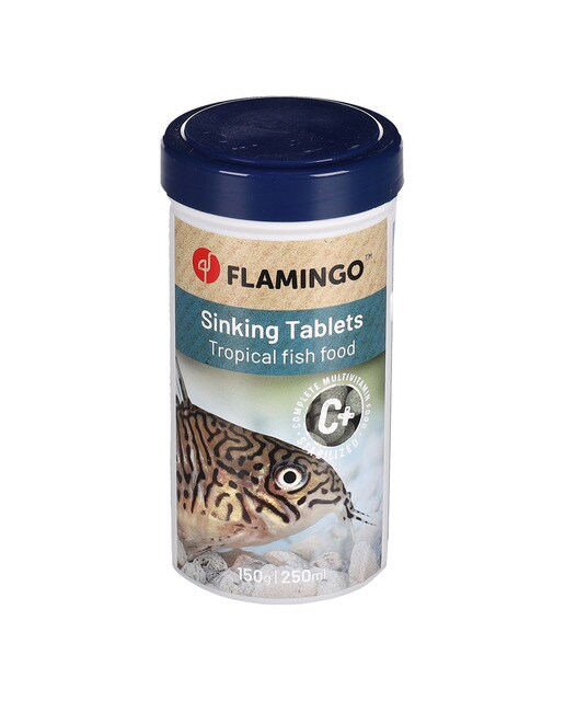 Comida para peces tropicales de fondo Flamingo tabletas 250 ml 1