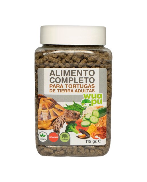 Wuapu - Comida para tortugas de tierra adultas Wuapu 115 g