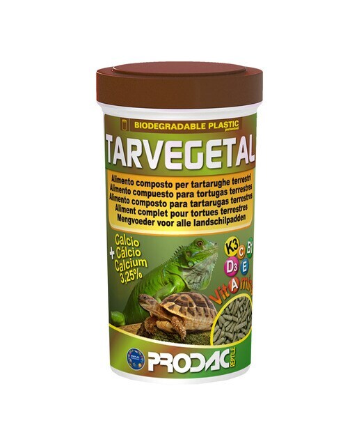 Comida para tortugas terrestres e iguanas Prodac Tarvegetal 1200 ml