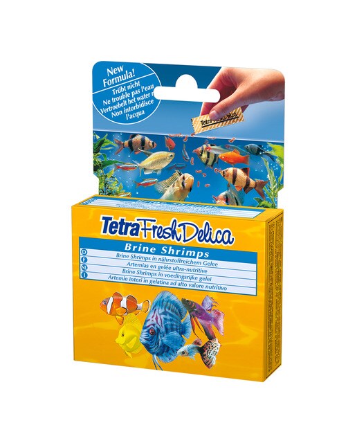 Tetra - Comida para peces tropicales y anfibios Tetra Fresh Delica Artemia gel 48 g