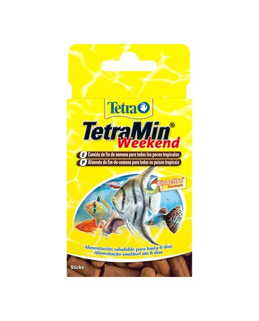 Comida para peces tropicales Tetra Min Weekend vacaciones 20 sticks