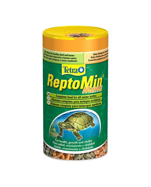 Tetra - Comida para tortugas acuáticas Tetra ReptoMin menú 3 en 1 250 ml