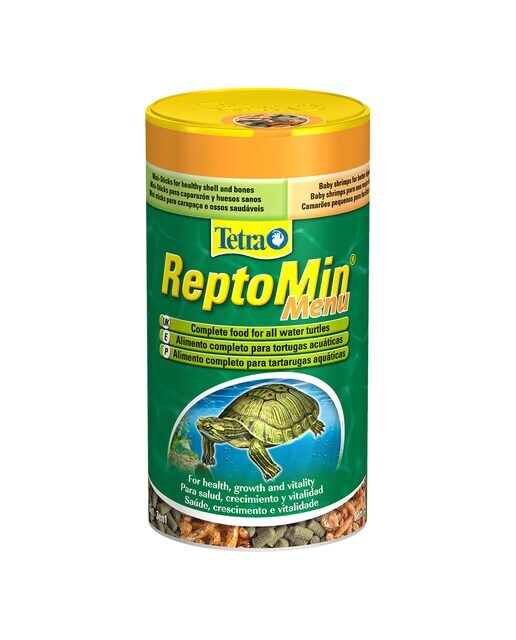 Comida para tortugas acuáticas Tetra ReptoMin menú 3 en 1 250 ml