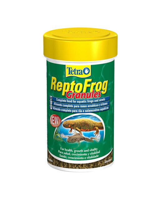 Tetra - Comida para ranas acuáticas y tritones Tetra ReptoFrog gránulos 100 ml