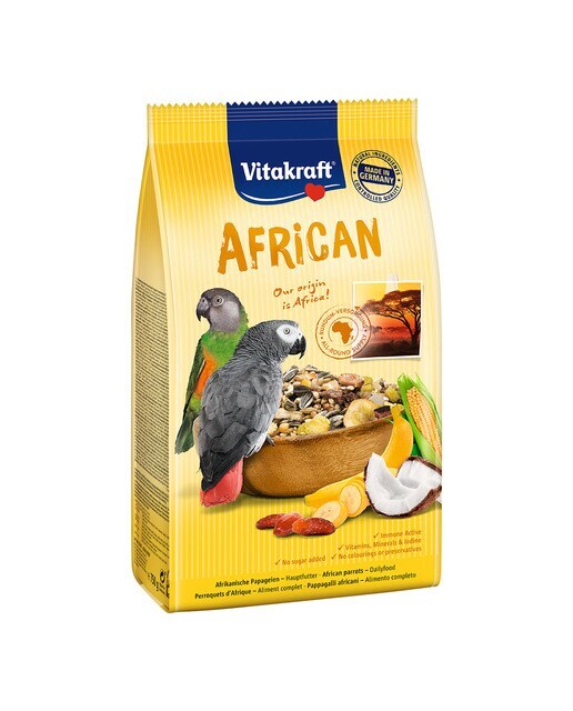 Menú loros grises africanos Vitakraft 750 g