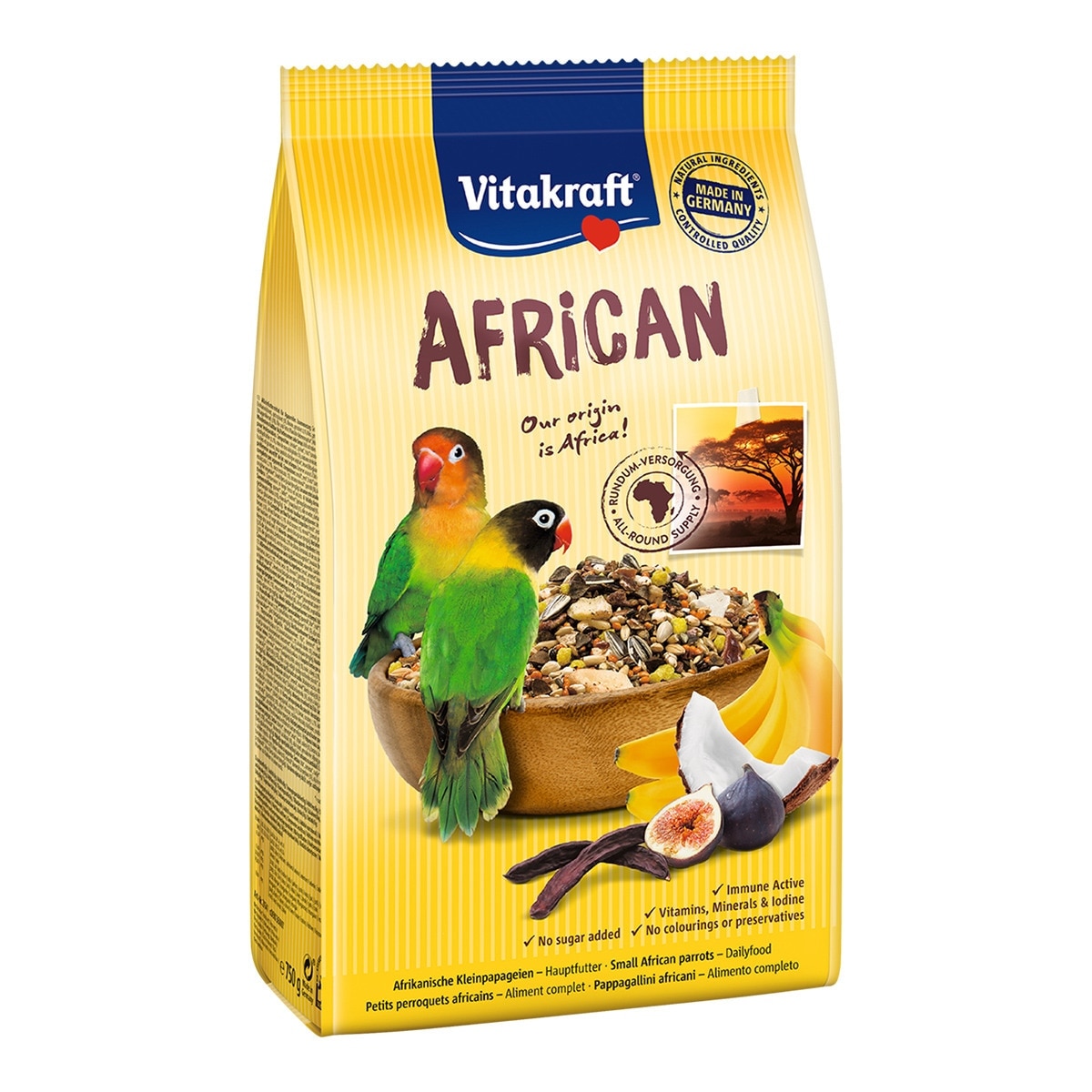 Vitakraft - Menú para agapornis Vitakraft African 750 g.