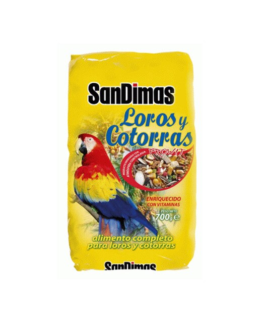 San Dimas - Alimento completo para Loros y Cotorras San Dimas 700g