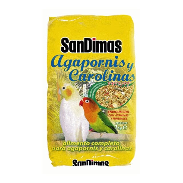 Alimento completo para Agapornis y Carolinas San Dimas 1 kg