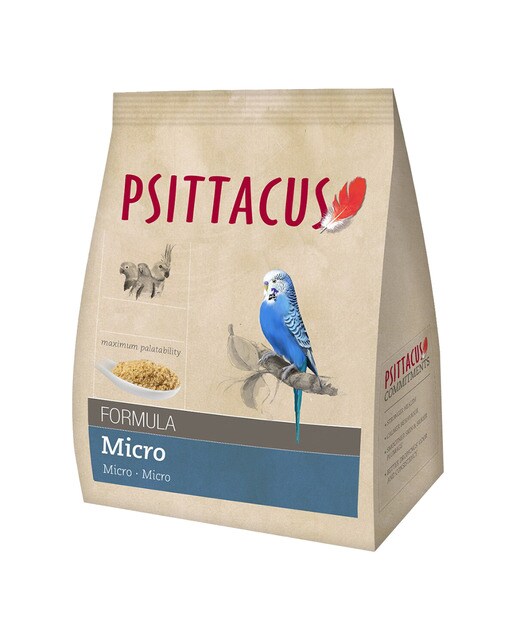 Psittacus - Alimento para pájaros pequeños Psittacus Fórmula Micro