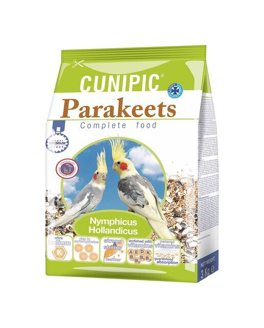 Alimento para ninfas Cunipic Parakeets Super Premium 3 kg