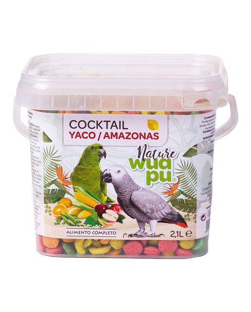 Wuapu - Alimento completo extrusionado para yacos y amazonas Wuapu 750 g