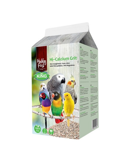 Hobby First - Complemento alimenticio para pájaros Hobby First Hi Calcium Grit 1,5 kg