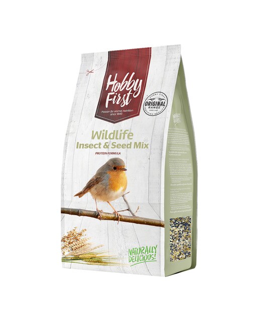 Hobby First - Alimento para pájaros silvestres mezcla de insectos y semillas Hobby First 4 kg