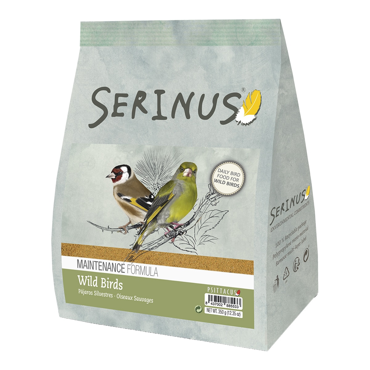 Serinus - Pienso para pájaros silvestres Serinus Fórmula Mantenimiento.
