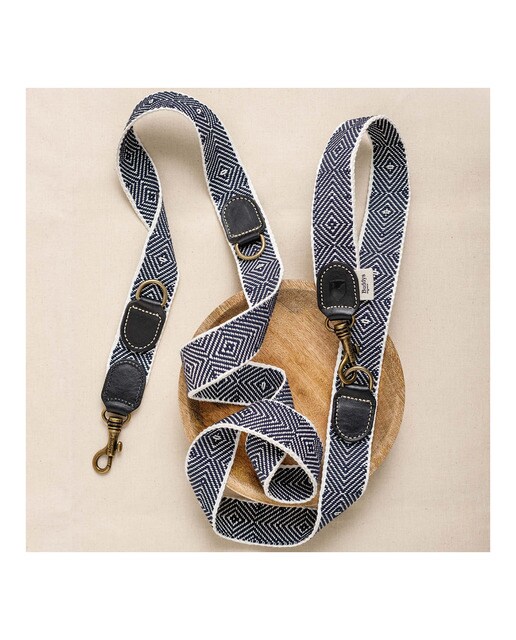 Imagen 3 de Correa Buddys para perros Capri Party Night Beige / Azul marino