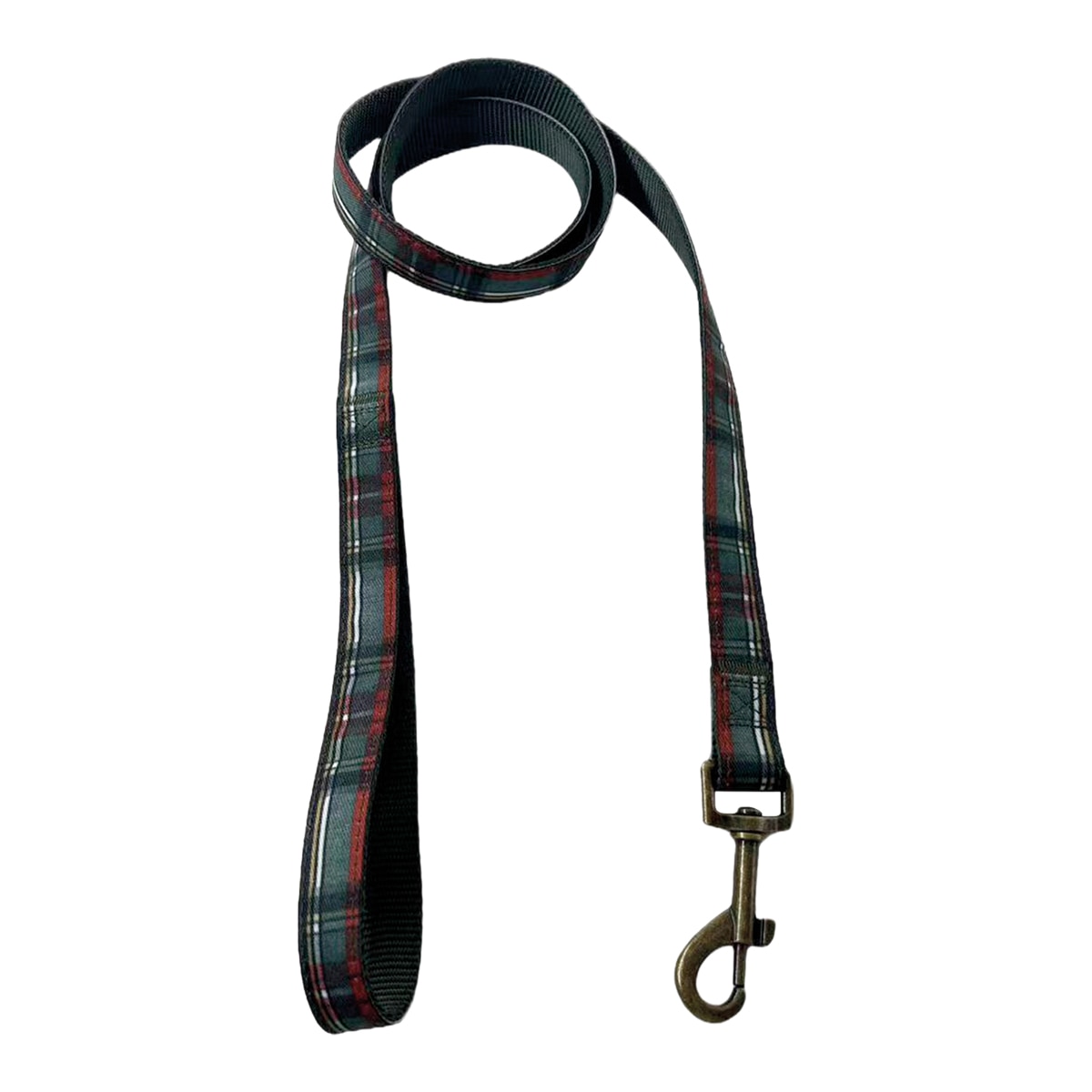 Fred & Rita – Correa Fred & Rita para perros colección tartán verde y rojo. Estampado