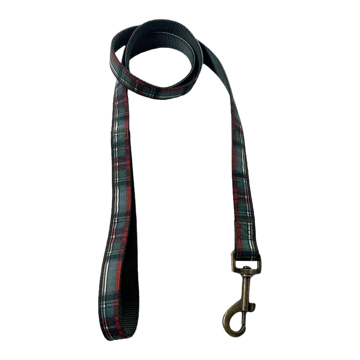 Fred & Rita – Correa Fred & Rita para perros colección tartán verde y rojo. Estampado