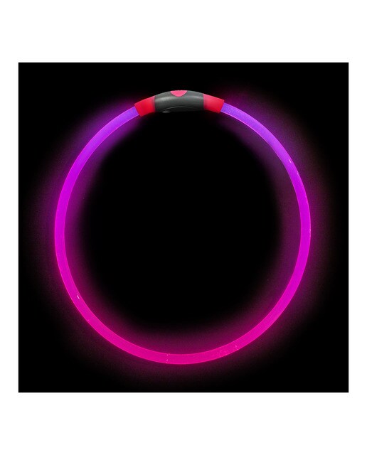 Collar led recargable Nite Ize para perros Rosa-5