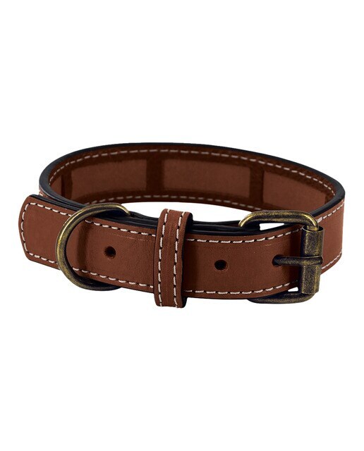 Collar Fred & Rita para perros cuero